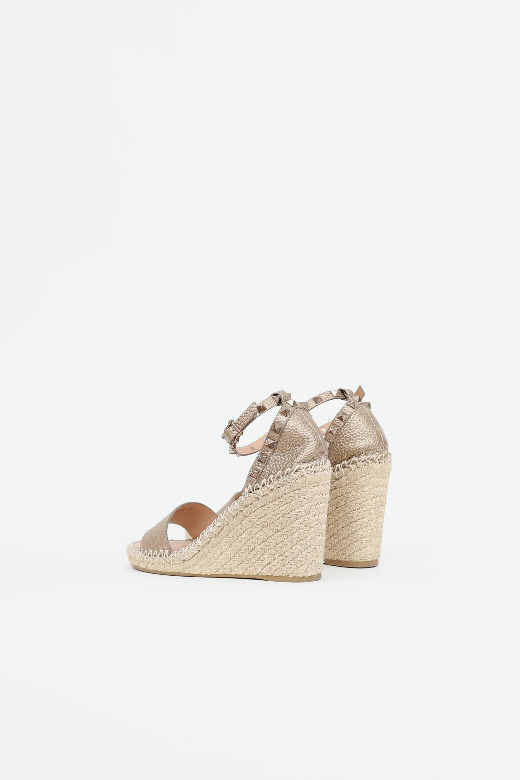 Rockstud Espadrille Wedge Sandal sold by VSP Consignment product image thumbnail 4