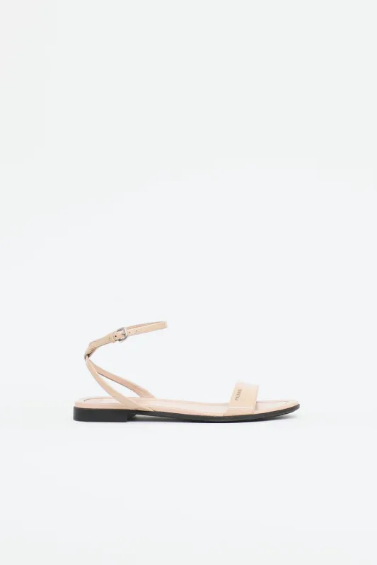 Patent Sandal made by Prada