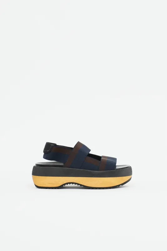 Wood Platform Sandal made by VSP Consignment