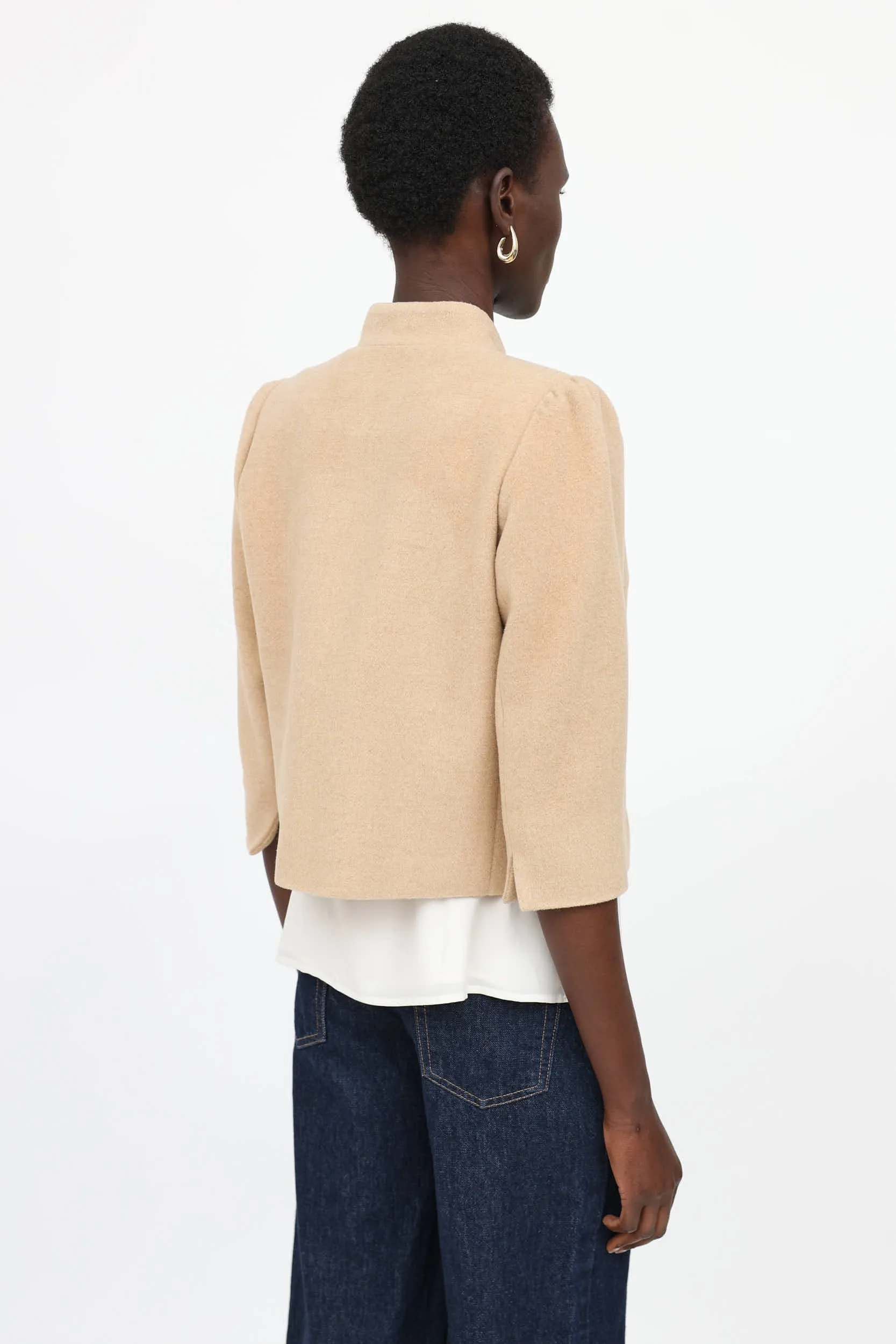 Textured Hair Open Jacket sold by VSP Consignment product image thumbnail 4