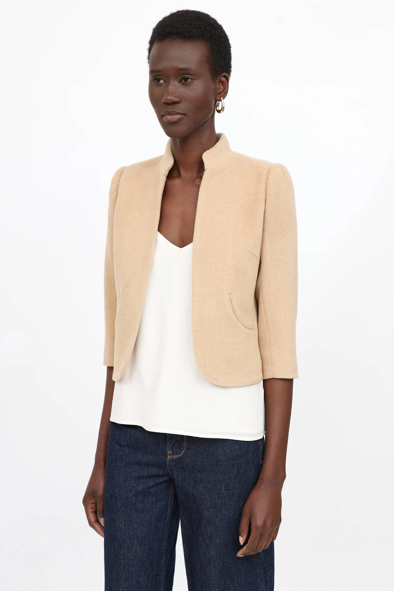 Textured Hair Open Jacket sold by VSP Consignment product image thumbnail 3