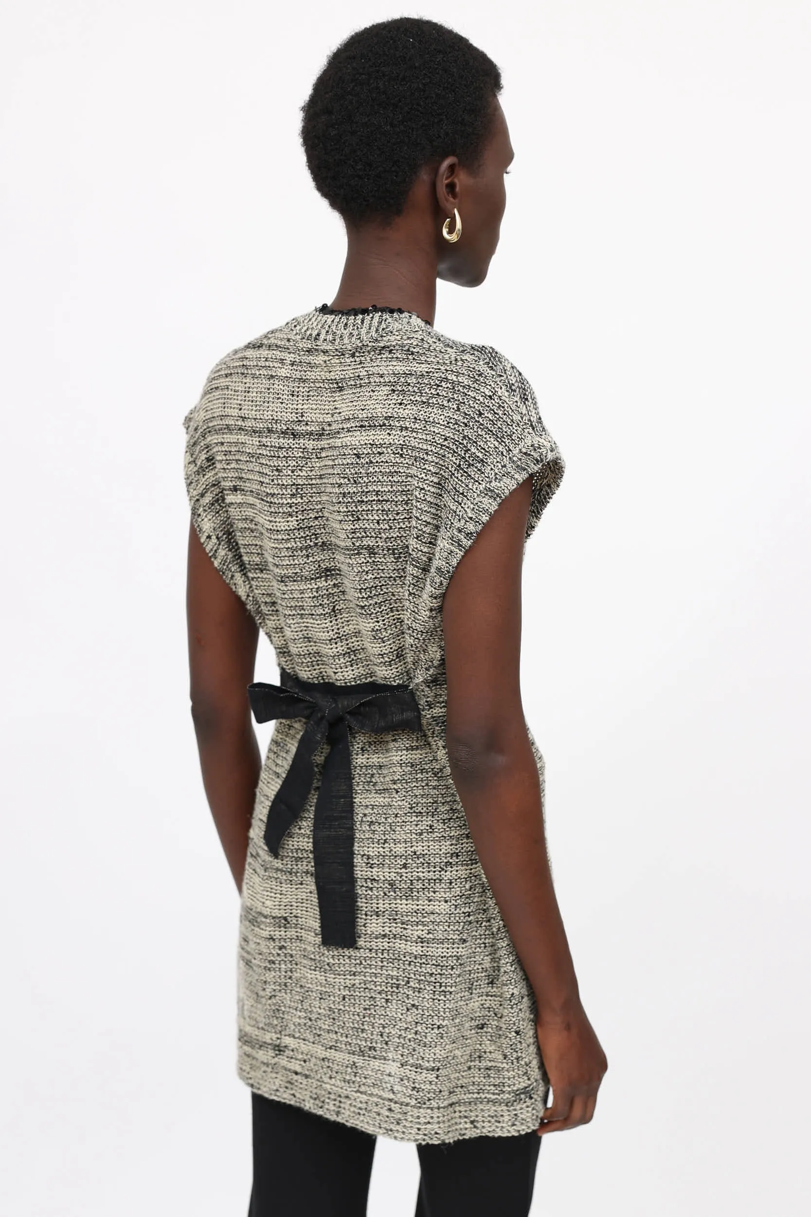 Knit Sequin Vest sold by VSP Consignment product image thumbnail 4
