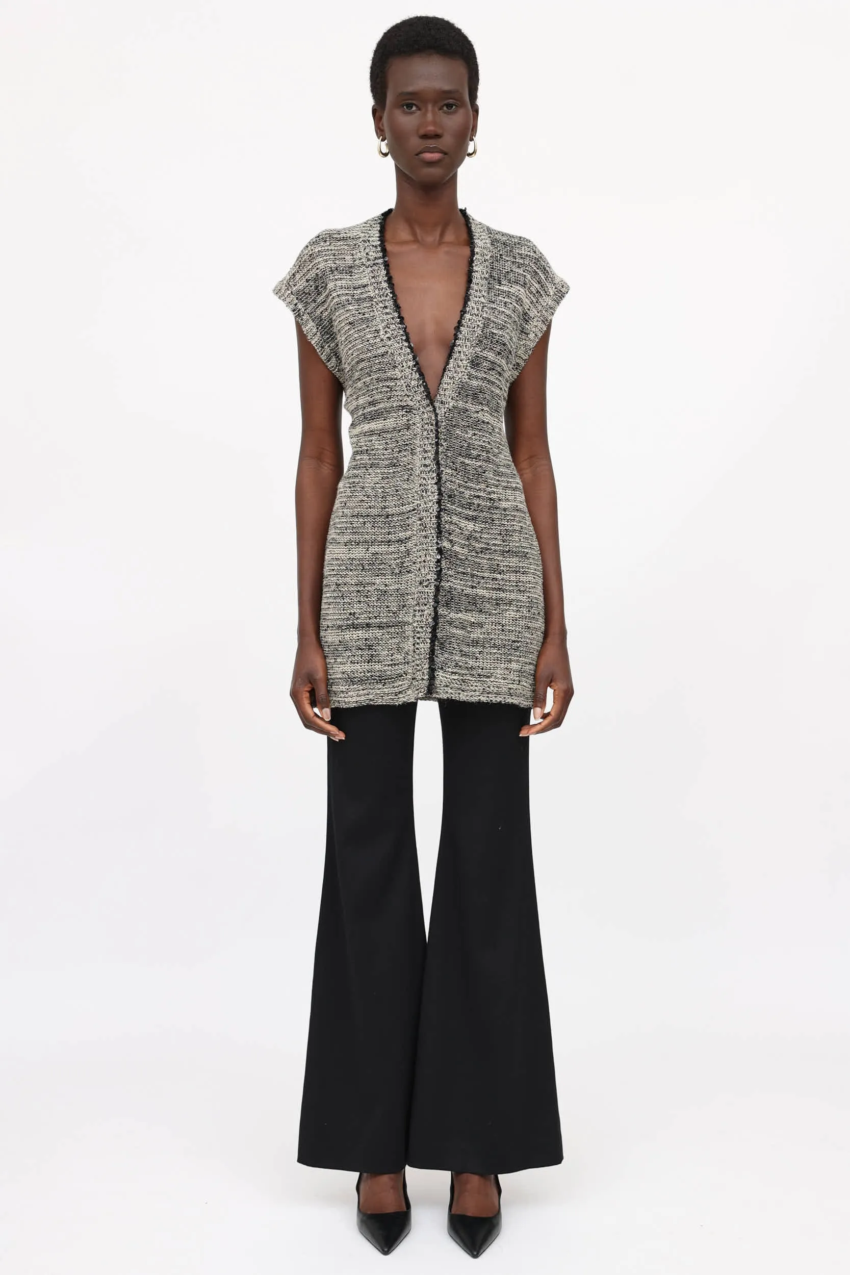 Knit Sequin Vest sold by VSP Consignment product image thumbnail 2