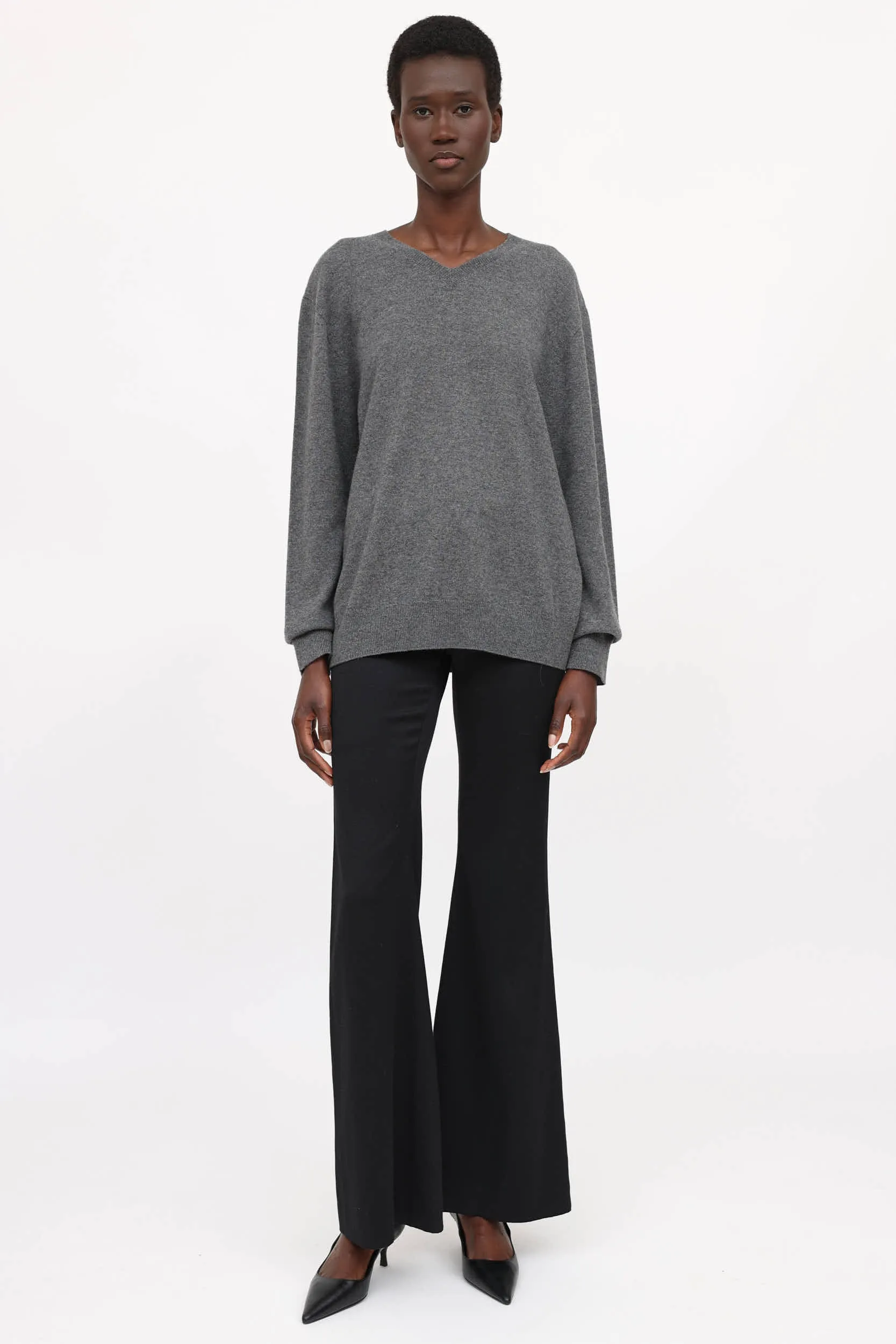 Cashmere V-Neck Sweater sold by VSP Consignment product image thumbnail 5