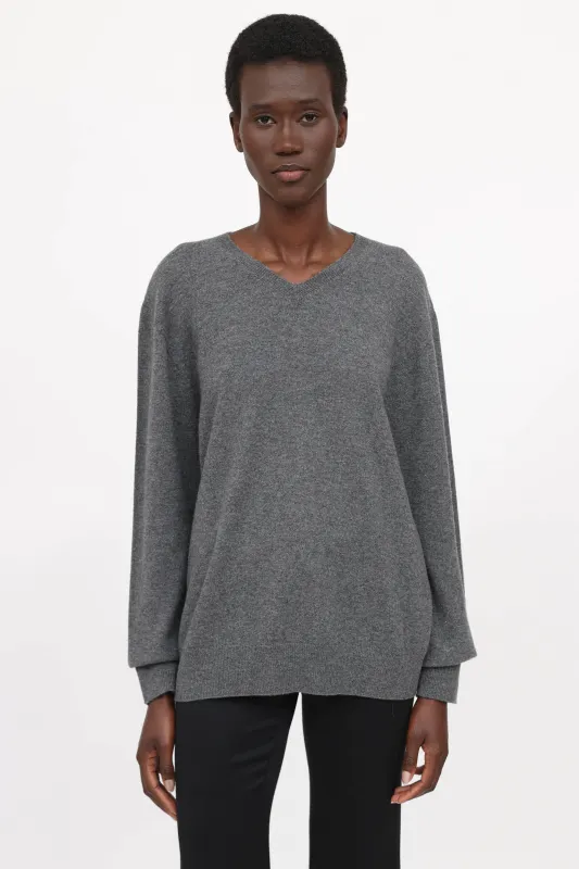 Cashmere V-Neck Sweater made by The Row