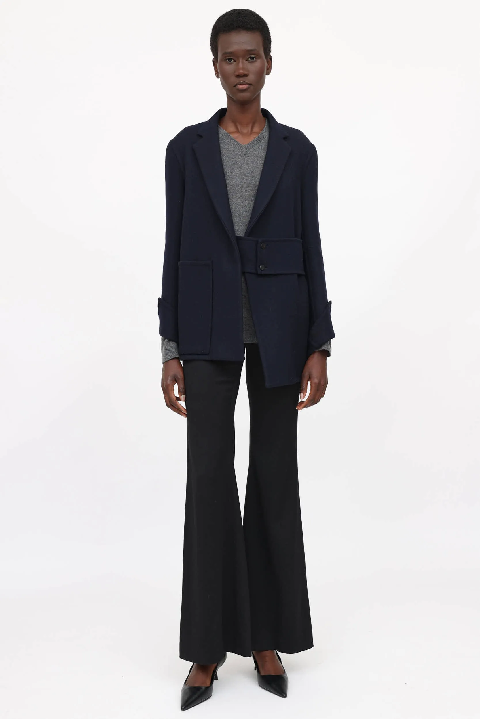 Wool Belted Jacket sold by VSP Consignment product image thumbnail 5
