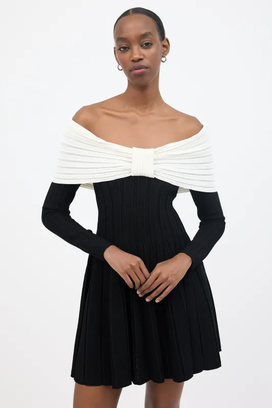 Off The Shoulder Mini Dress made by Balmain