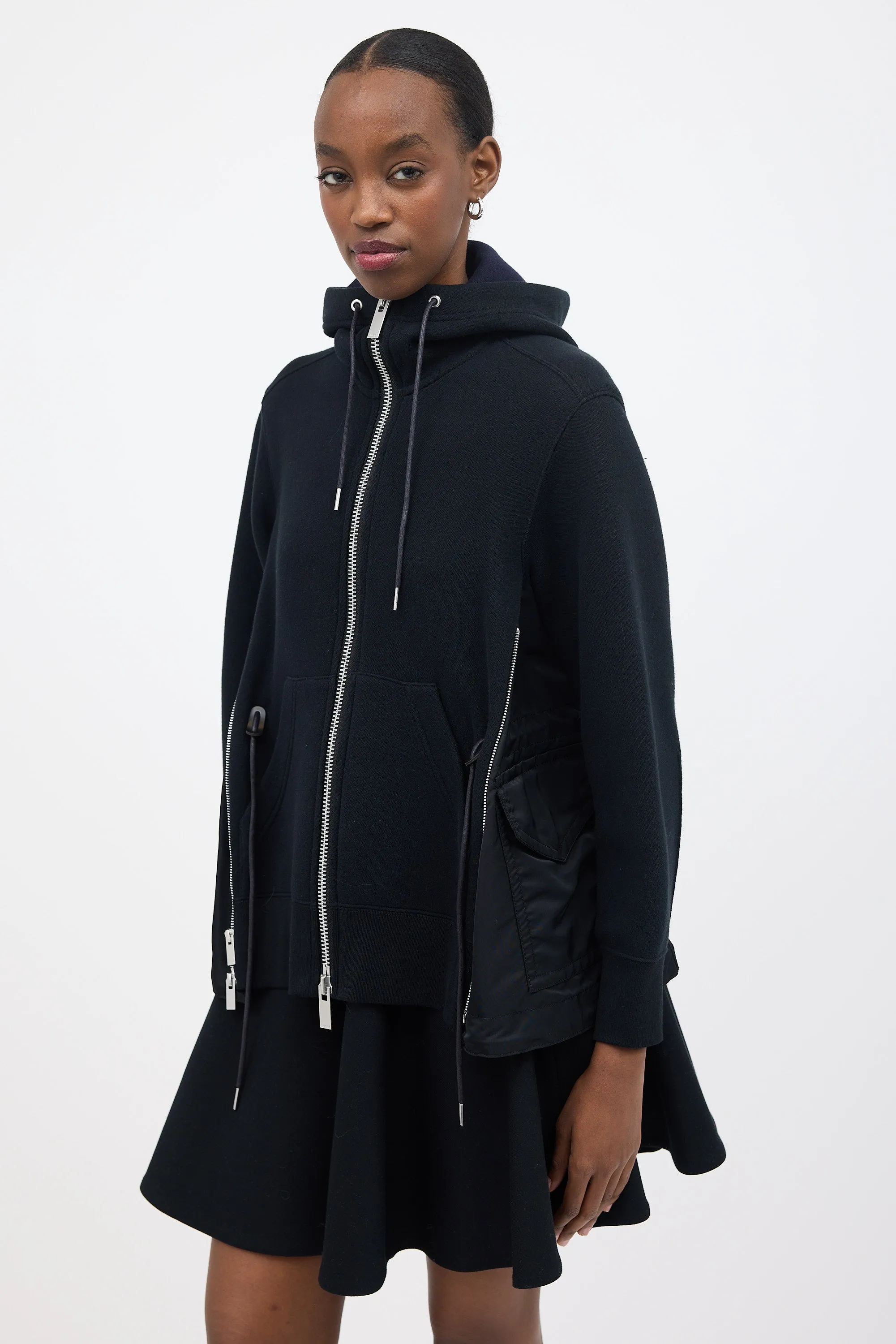 Nylon Vented Zip Up Hoodie sold by VSP Consignment product image thumbnail 3