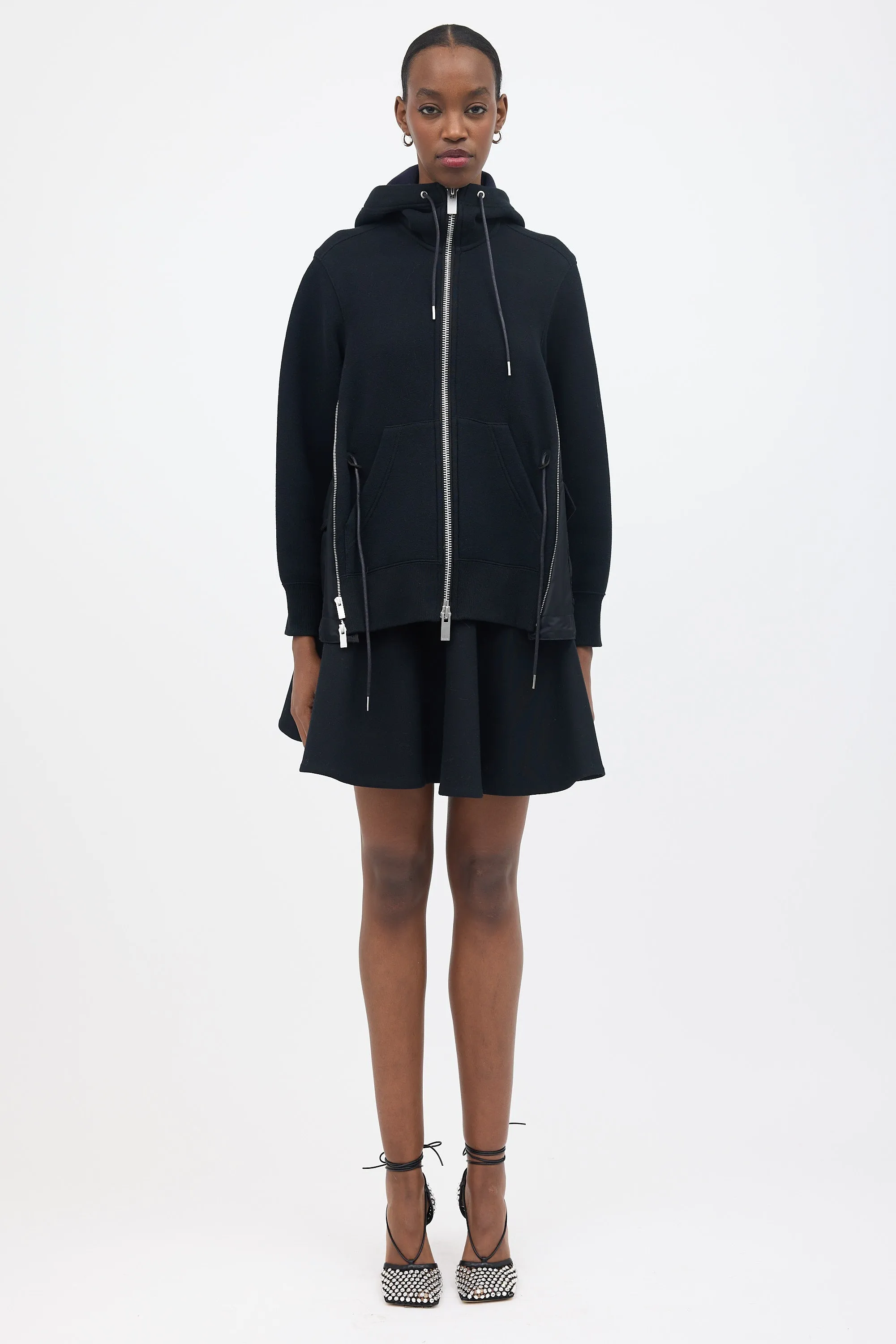 Nylon Vented Zip Up Hoodie sold by VSP Consignment product image thumbnail 2