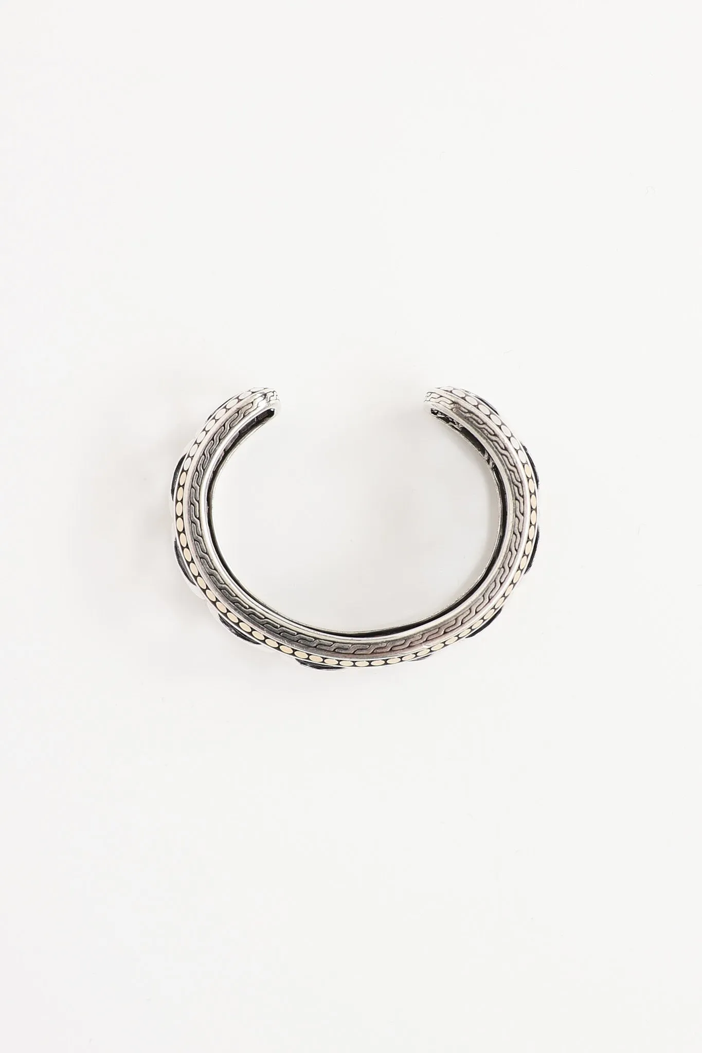 Sterling Silver and 18K Yellow Gold Naga Scale Cuff sold by VSP Consignment