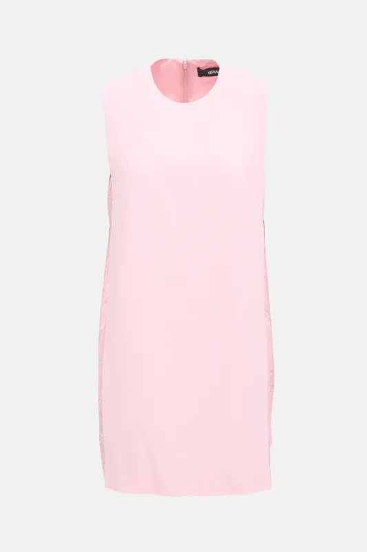 Crepe Baroque Shift Dress made by Versace