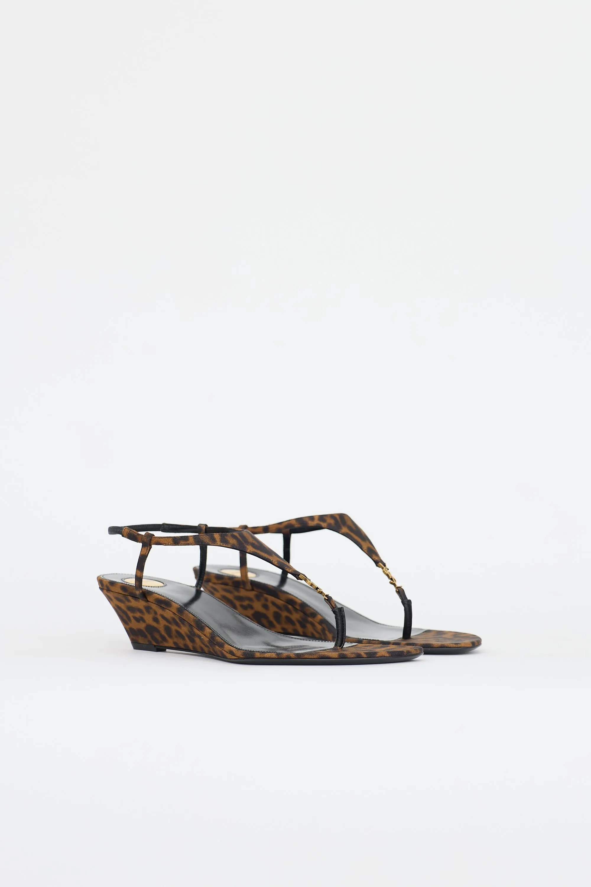 Printed Cassandre Wedge Sandal sold by VSP Consignment product image thumbnail 3