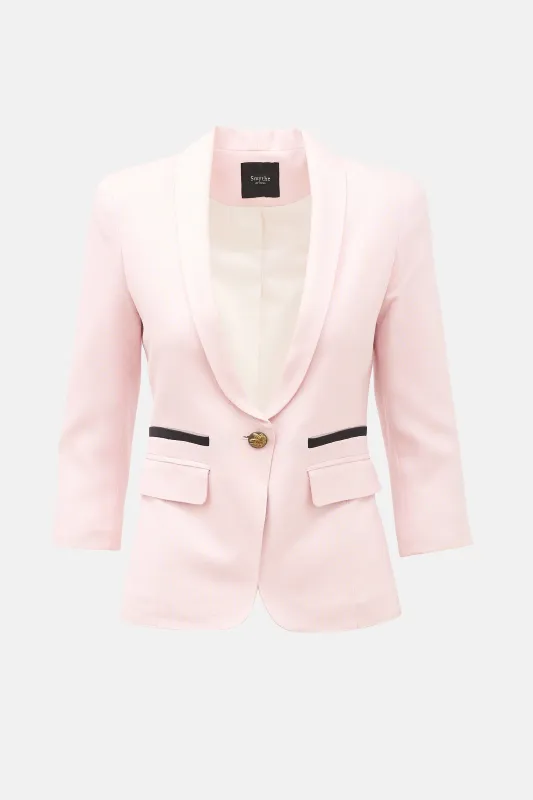 Shawl One Button Blazer made by Smythe