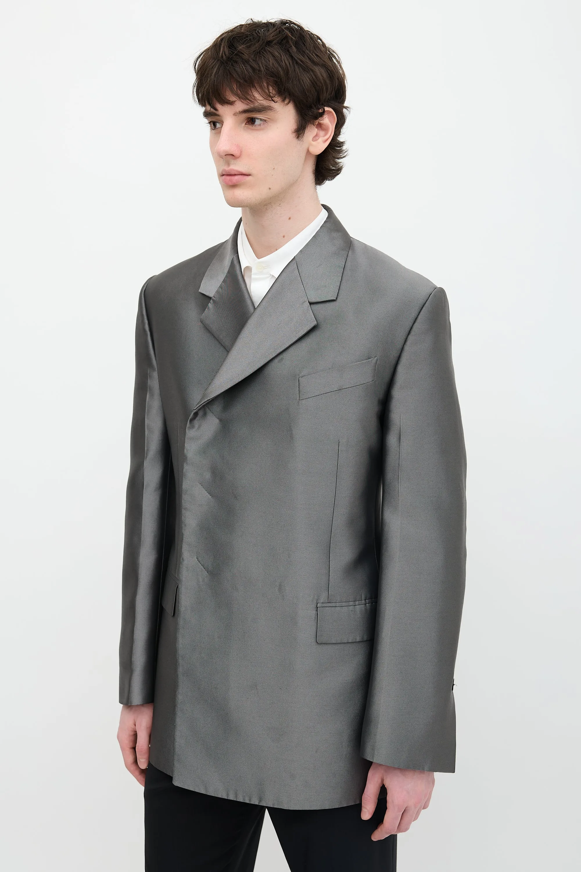 FW 2023 Metallic Twill Blazer sold by VSP Consignment product image thumbnail 3