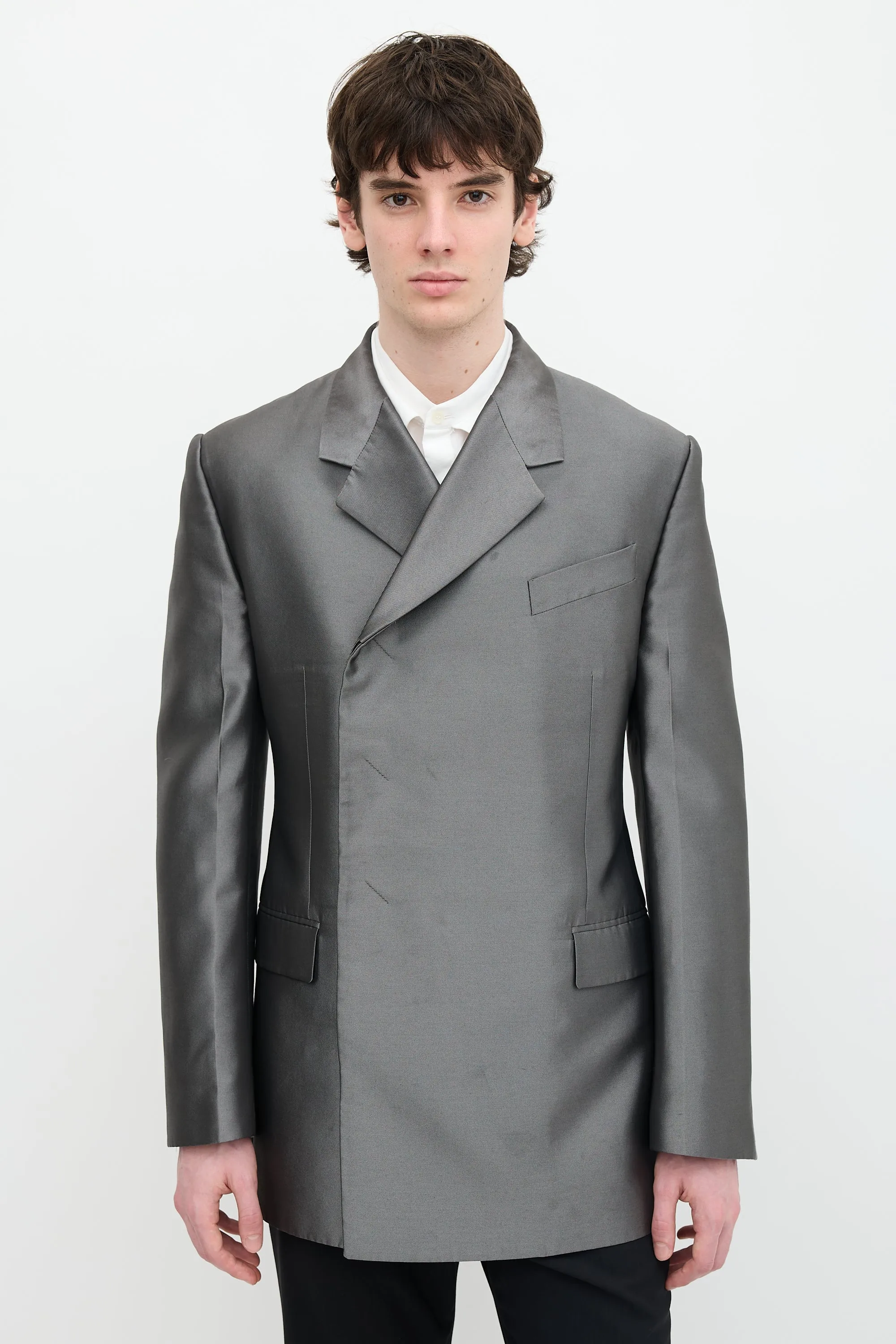 FW 2023 Metallic Twill Blazer sold by VSP Consignment