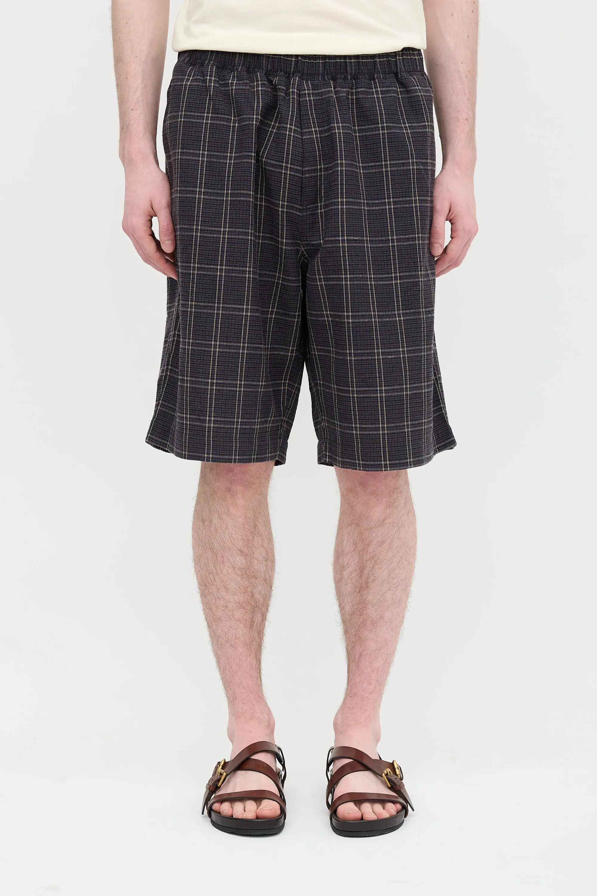 Plaid Drape Shorts sold by VSP Consignment