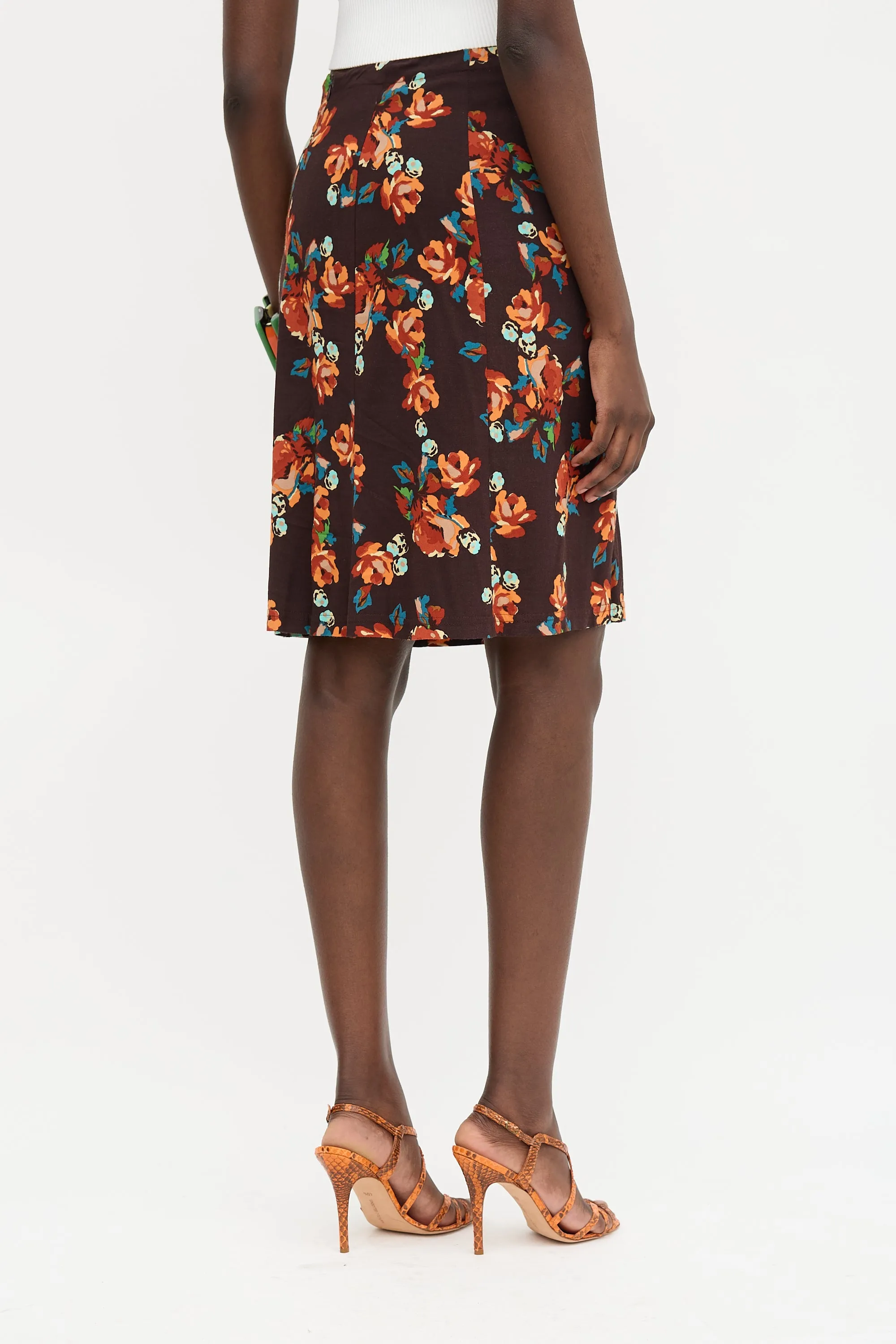 Floral Midi Skirt sold by VSP Consignment product image thumbnail 4