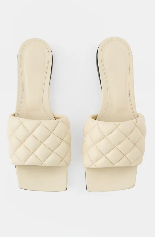 Padded Leather Lido Sandal made by Bottega Veneta