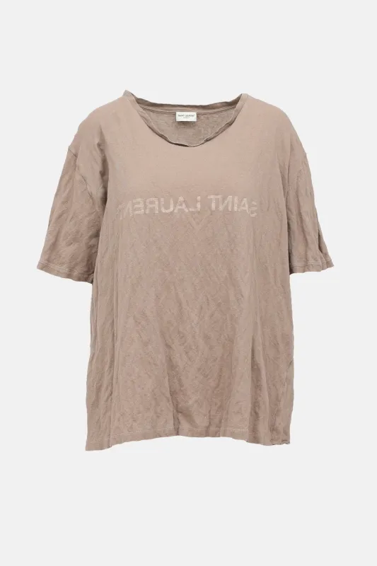 Layered Logo T-Shirt made by Yves Saint Laurent