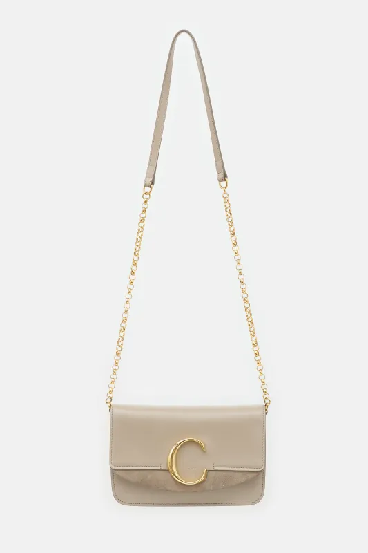 Leather C Chain Bag made by Chloe
