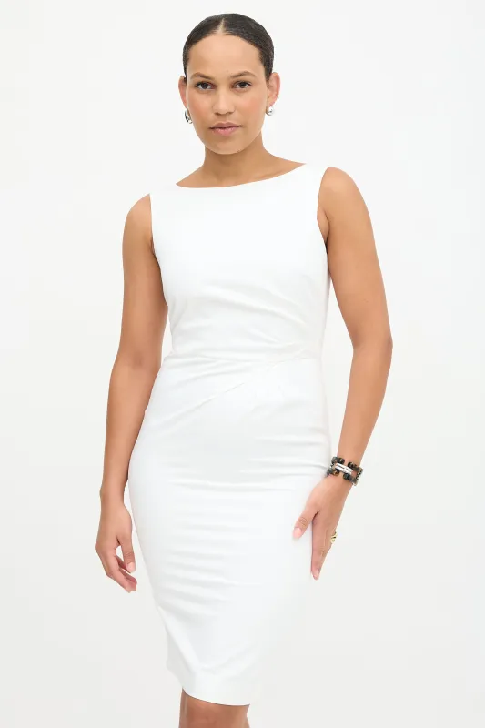 Pleated Sheath Dress made by MaxMara