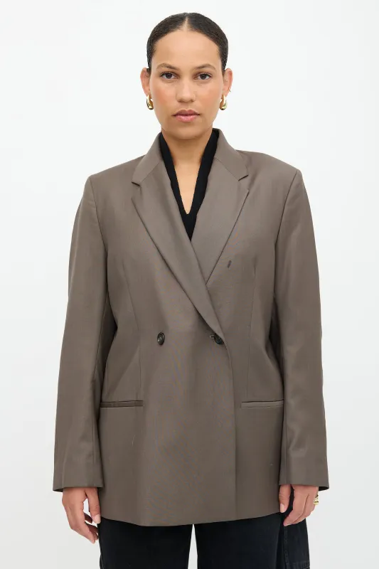Oversized Double Breasted Blazer made by Toteme