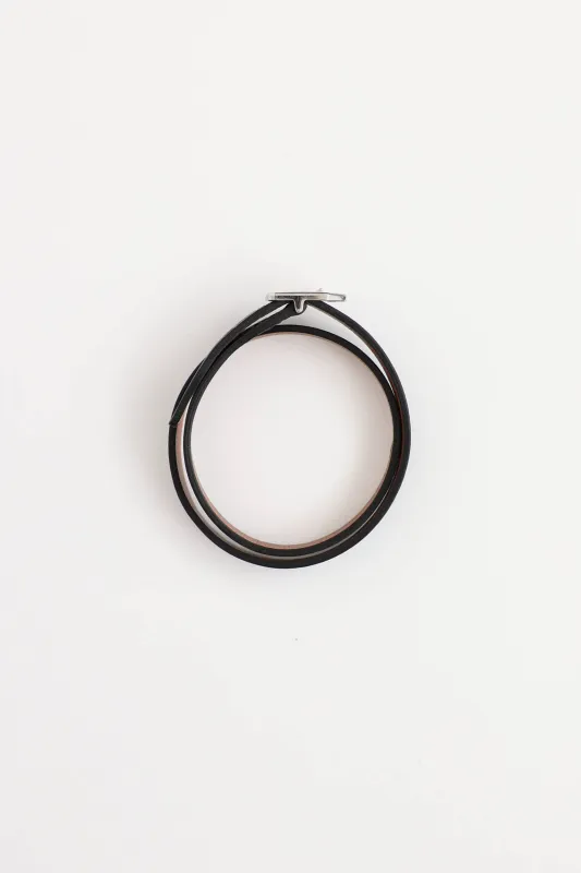 Padlock Double Tour Wrap Bracelet made by Hermes
