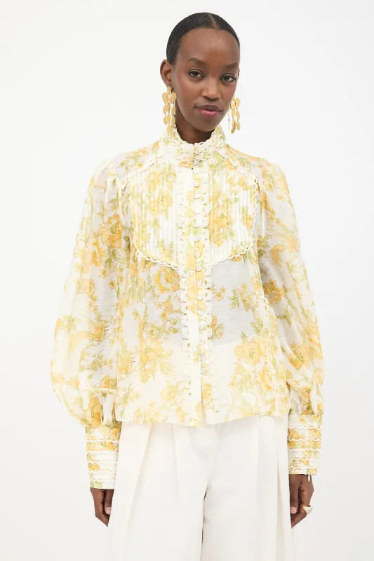 Floral Songbird Blouse made by Alemais