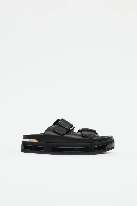 Leather Platform Sandal made by Alexander McQueen