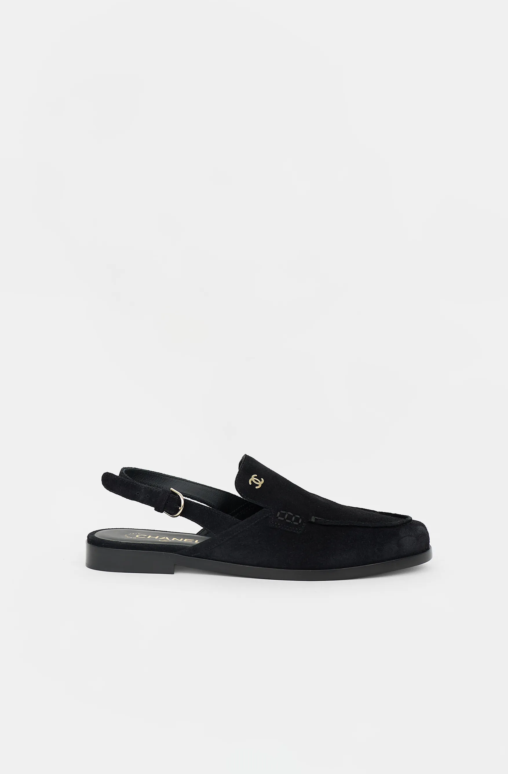 Suede CC Slingback Mule sold by VSP Consignment product image thumbnail 3