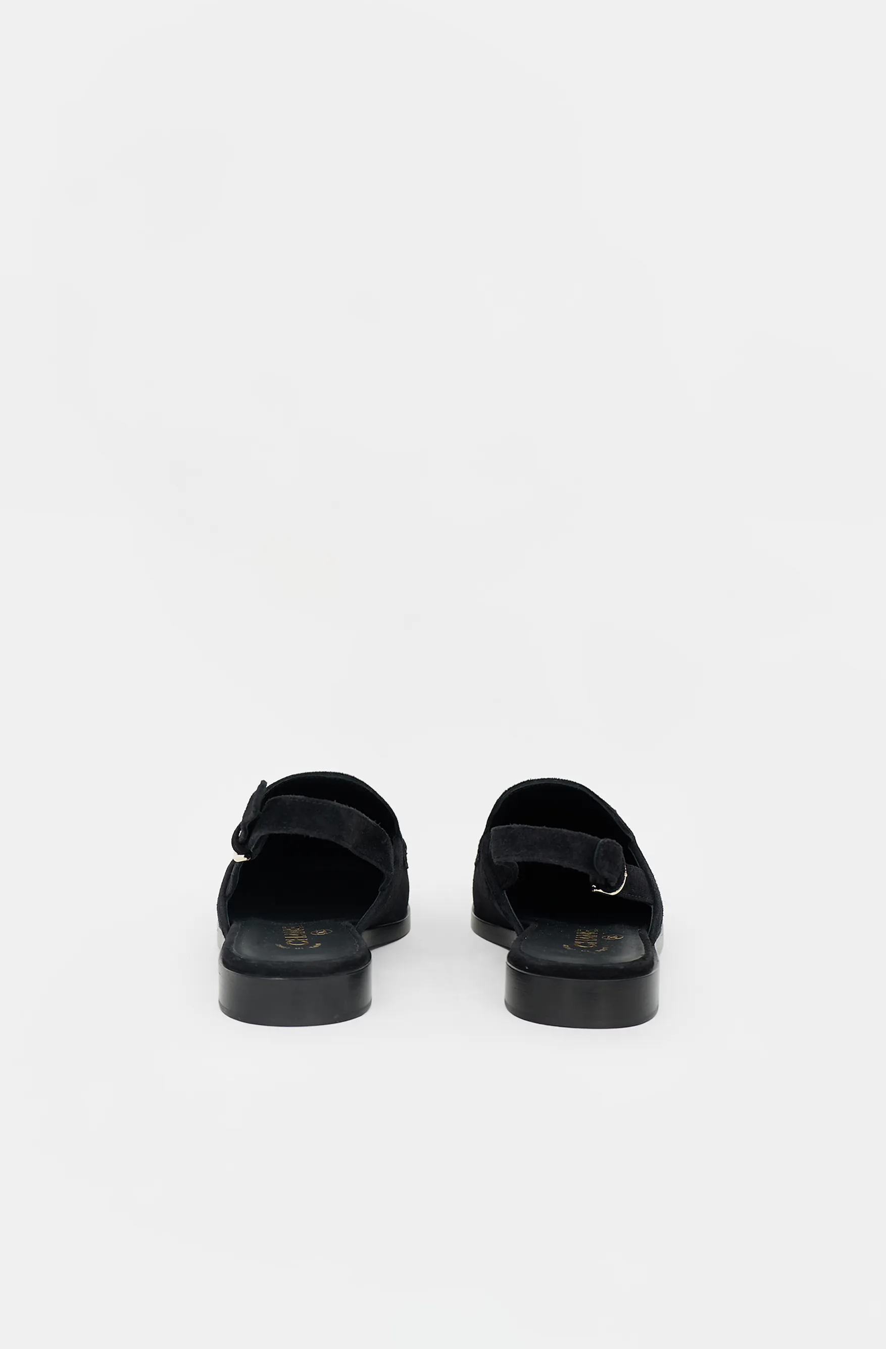 Suede CC Slingback Mule sold by VSP Consignment product image thumbnail 5