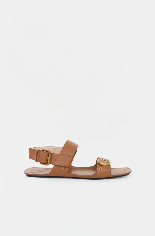 Leather Double G Sandal made by Gucci