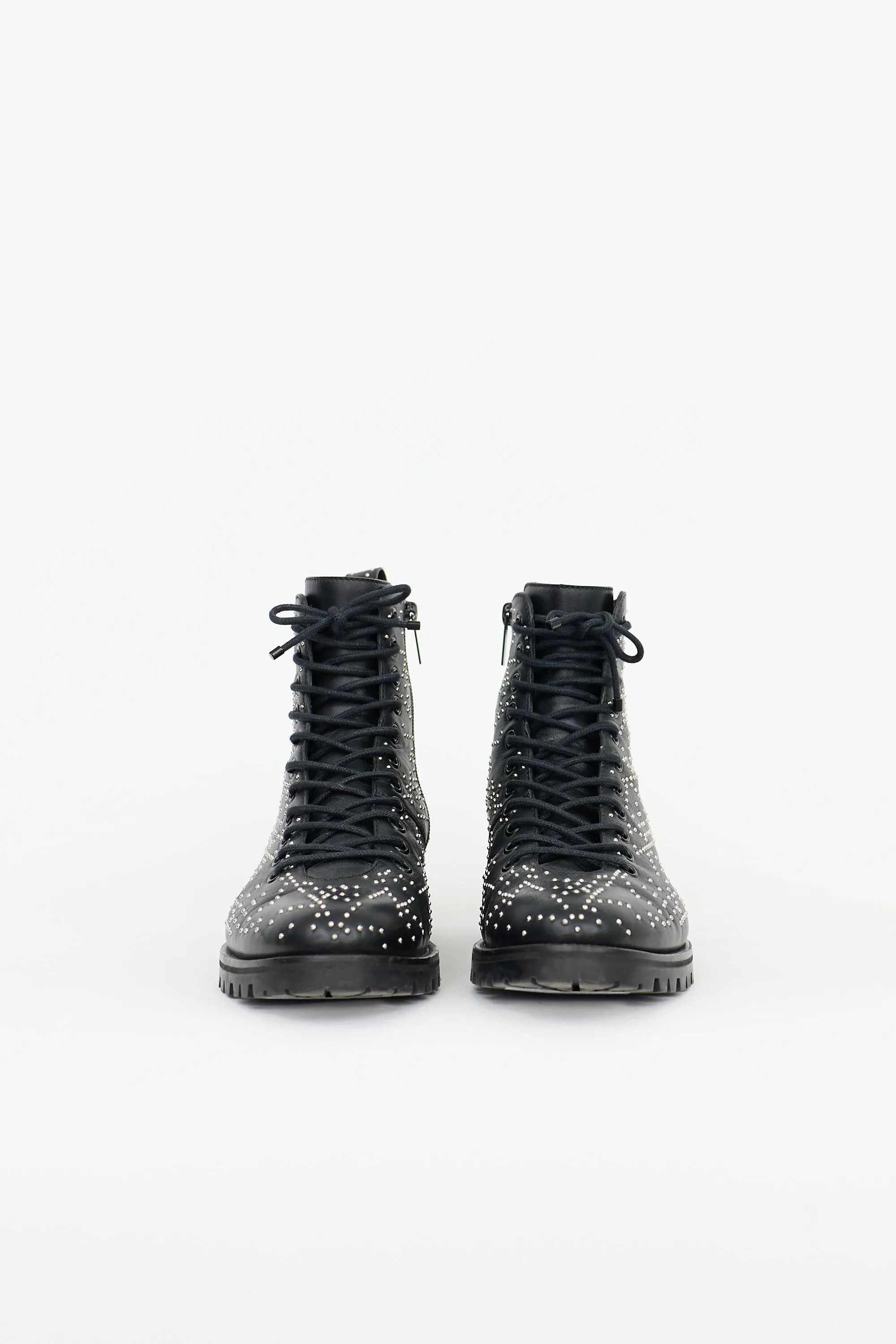 Leather Studded Cruz Boot sold by VSP Consignment product image thumbnail 3