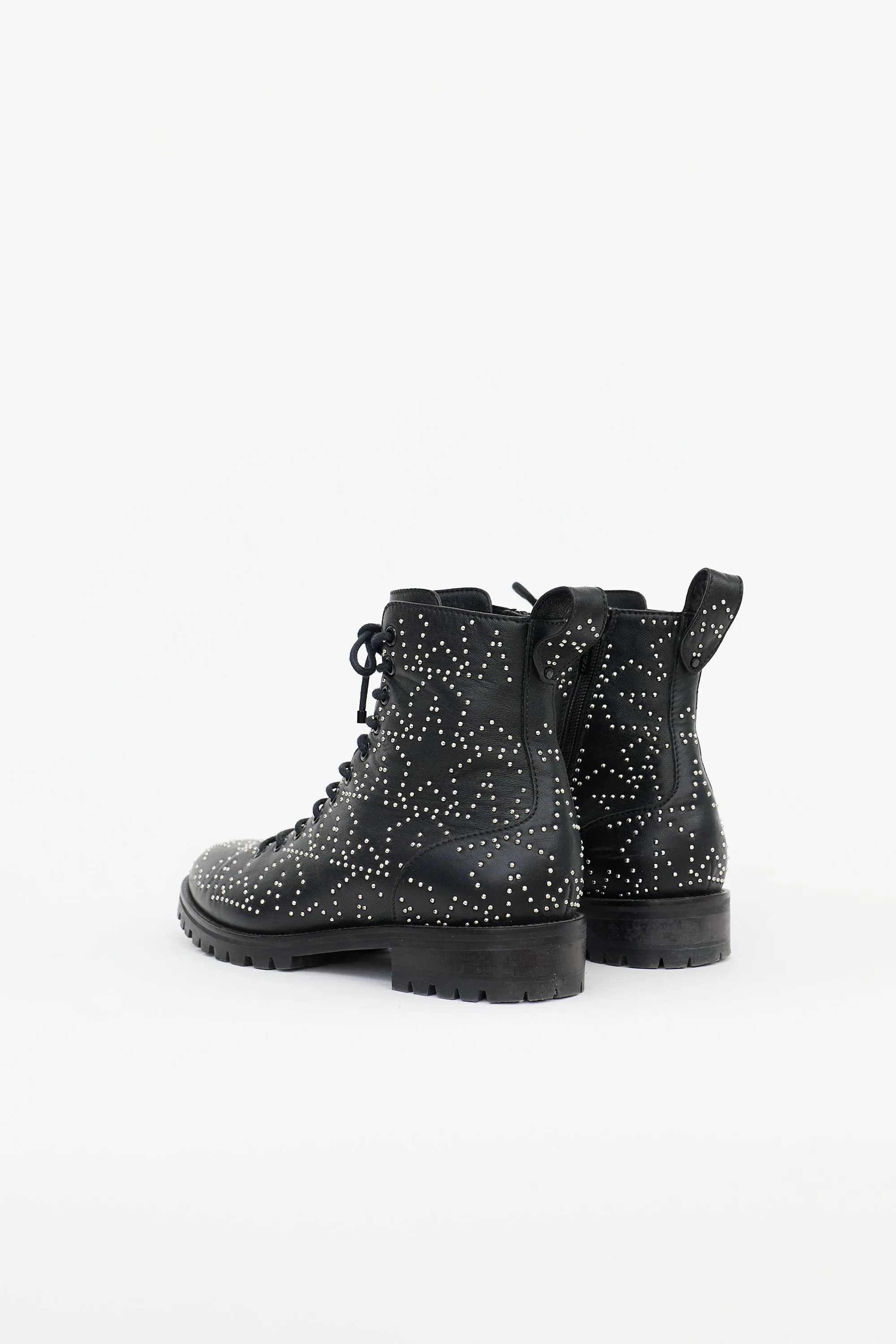 Leather Studded Cruz Boot sold by VSP Consignment product image thumbnail 4