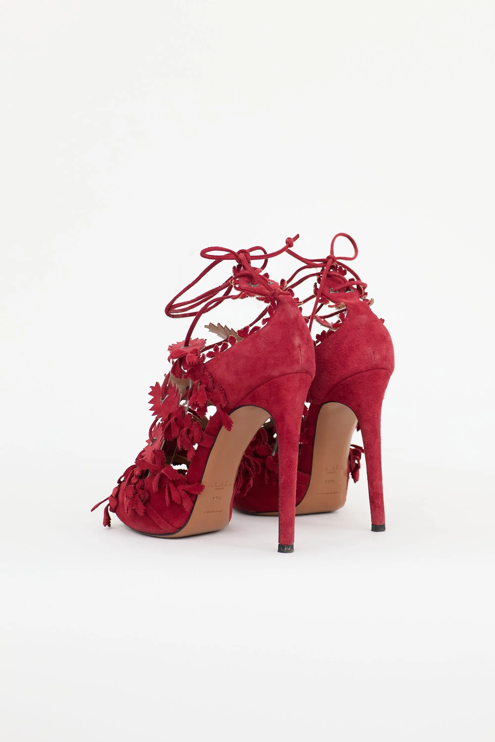 Suede Applique Sandal sold by VSP Consignment product image thumbnail 4
