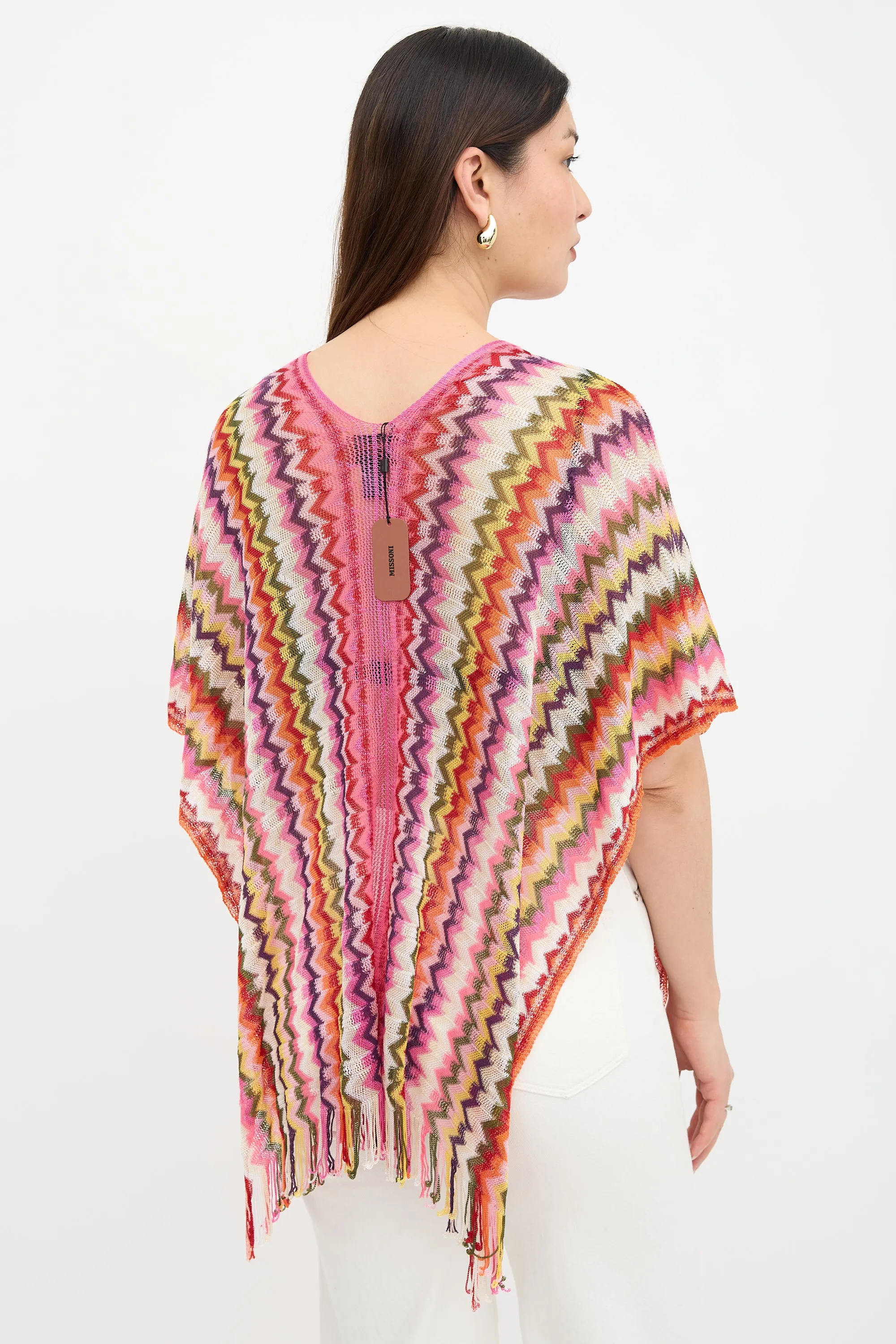 Knit Chevron Shawl sold by VSP Consignment product image thumbnail 4