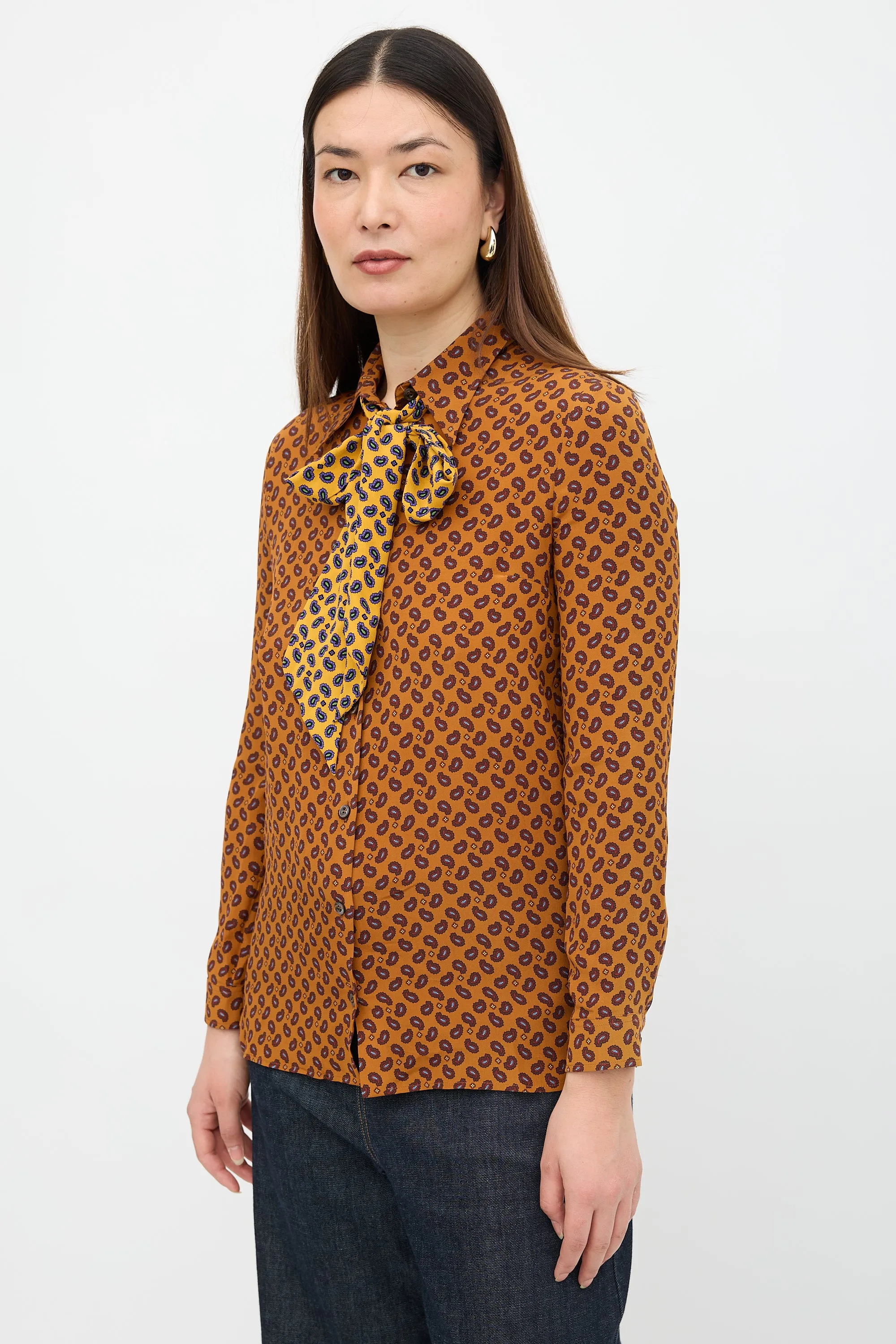 2016 Silk Paisley Blouse sold by VSP Consignment product image thumbnail 3