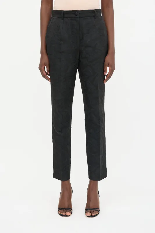 Brocade Trouser made by Dolce & Gabanna