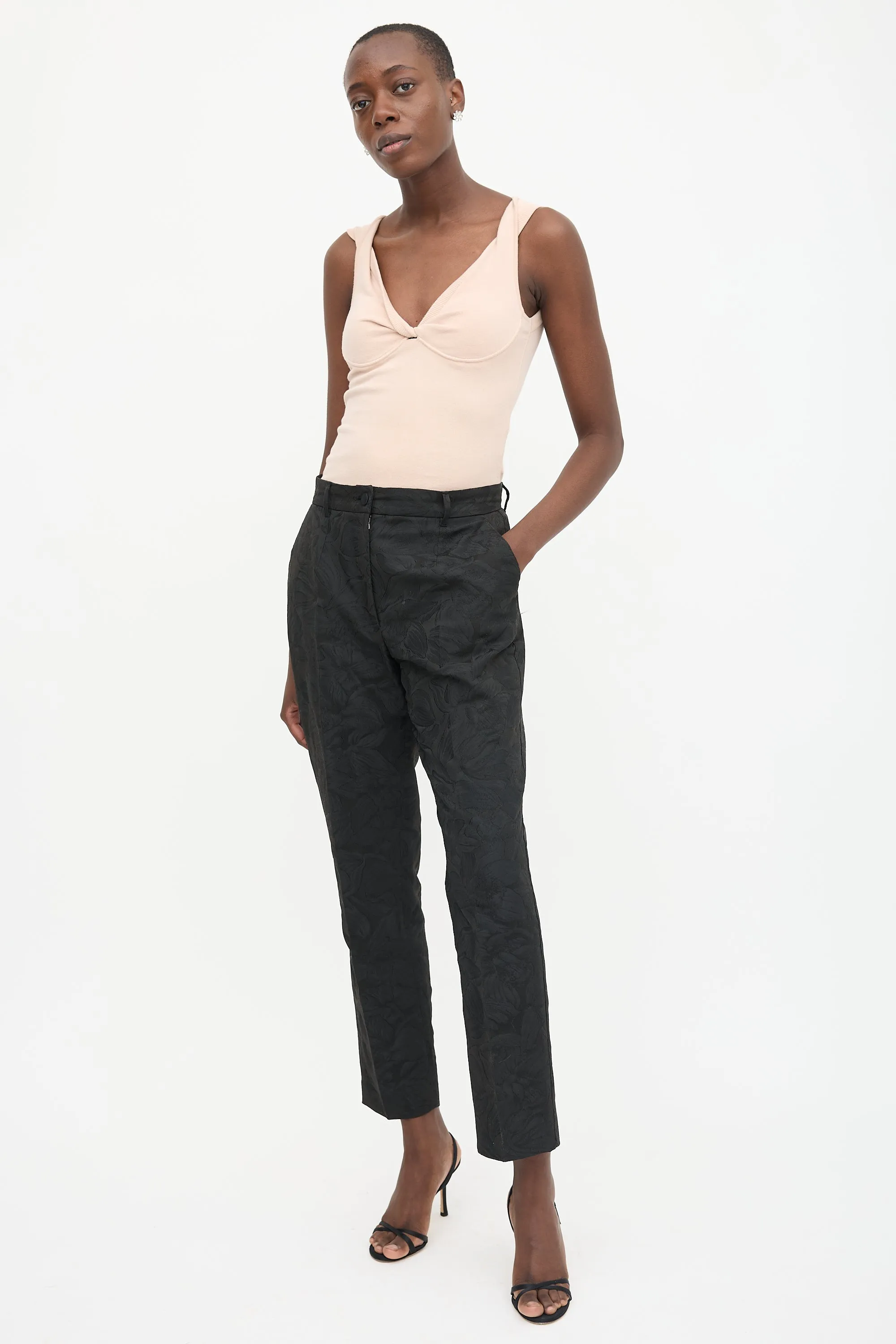 Brocade Trouser sold by VSP Consignment product image thumbnail 2