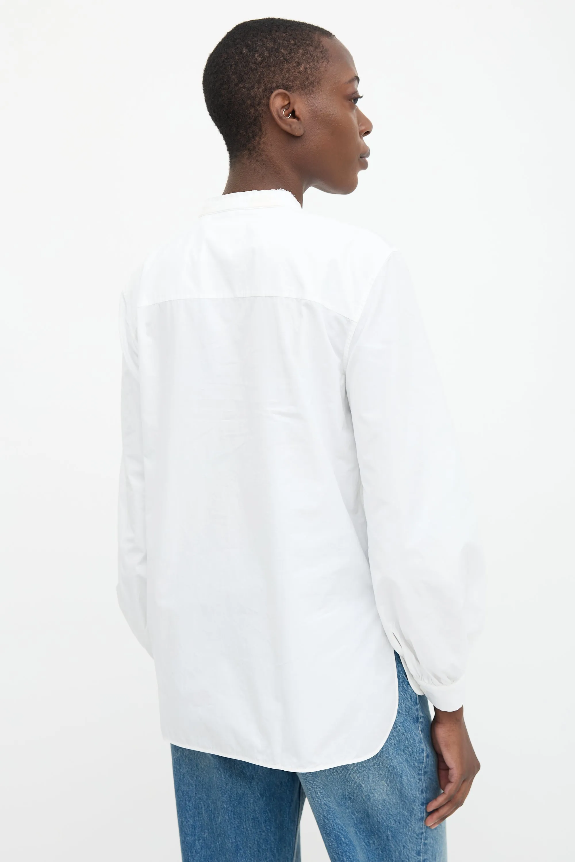 Poplin Bib Shirt sold by VSP Consignment product image thumbnail 4