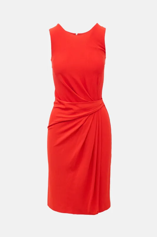 Knit Draped Midi Dress made by Salvatore Ferragamo