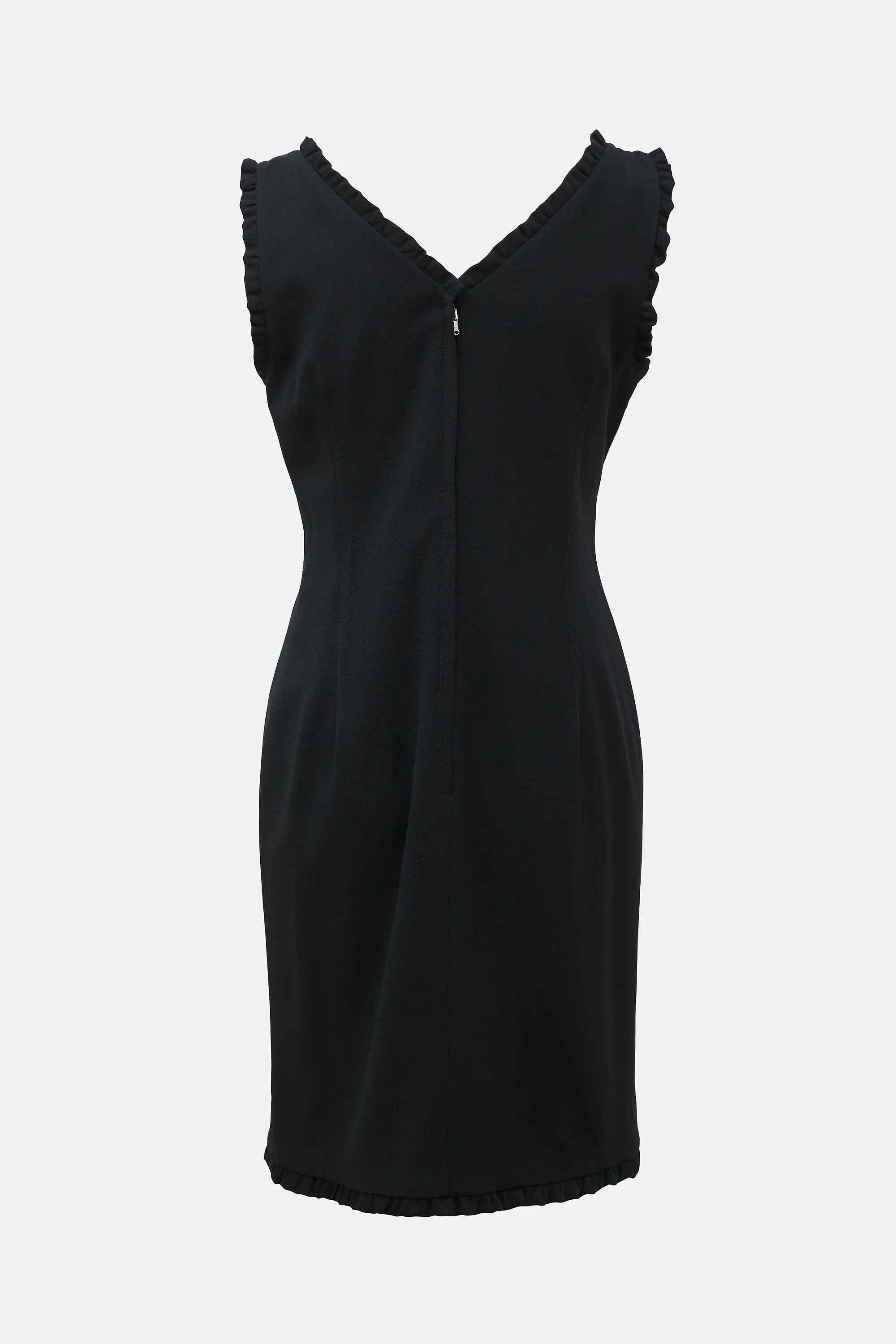 Wool Crepe Sheath Dress sold by VSP Consignment product image thumbnail 2