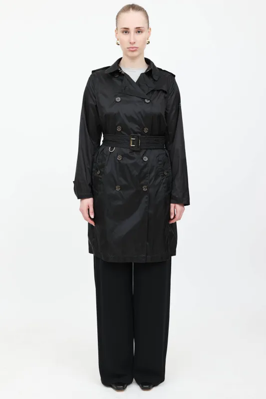Sheer Nylon Trench Coat made by Burberry