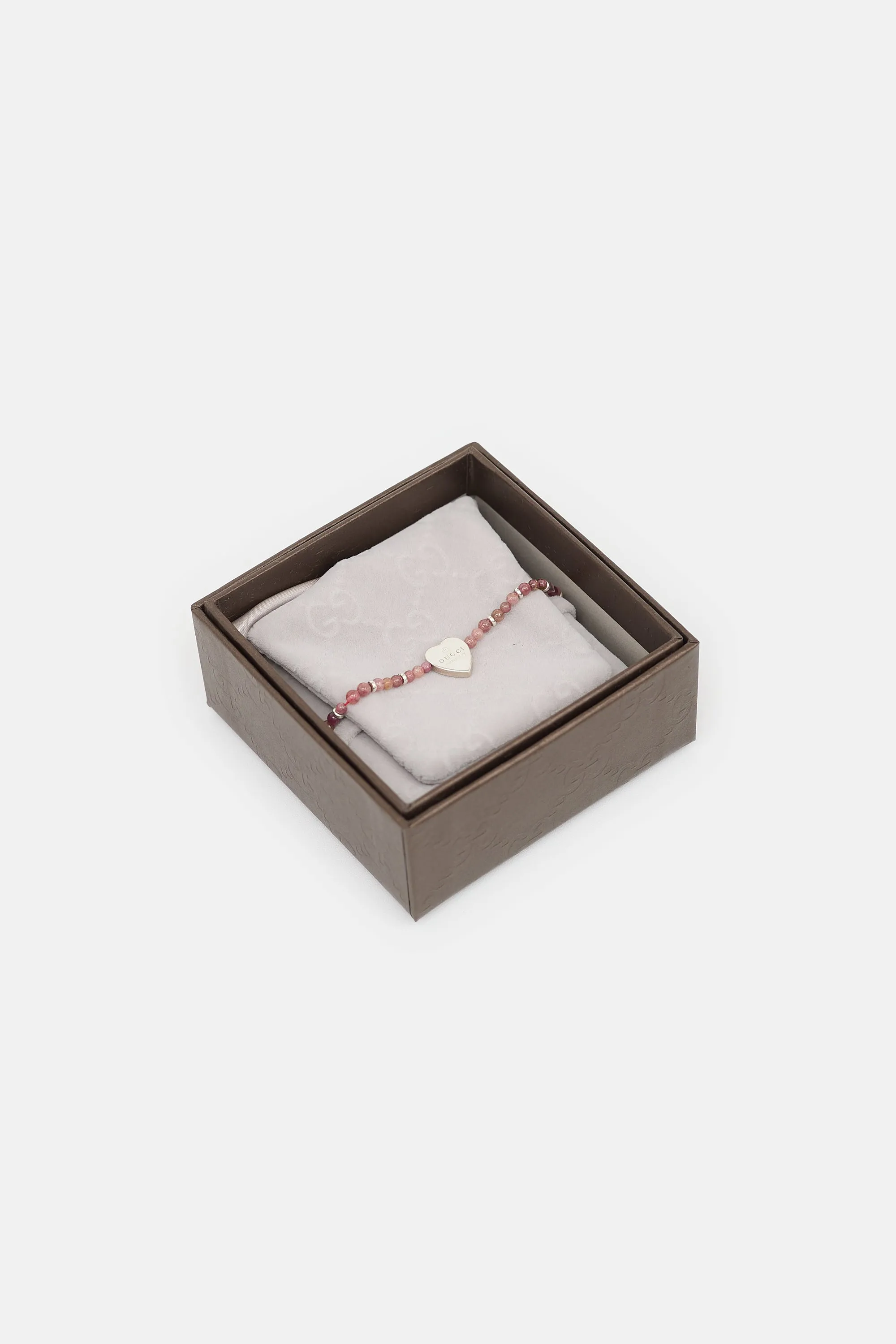 Sterling Silver Beaded Trademark Heart Bracelet sold by VSP Consignment product image thumbnail 2