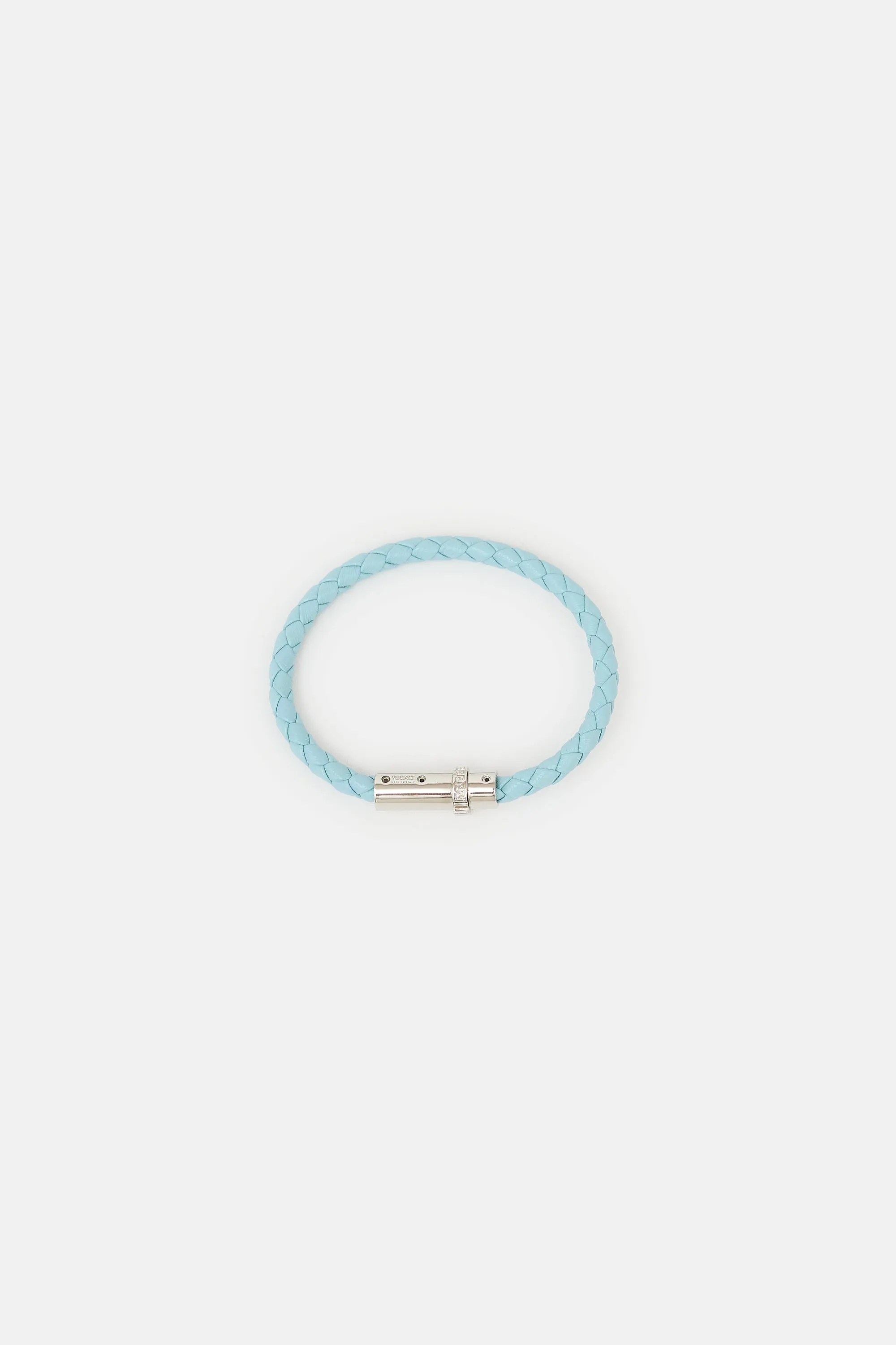 Braided Leather & Medusa Head Clasp Bracelet sold by VSP Consignment product image thumbnail 3