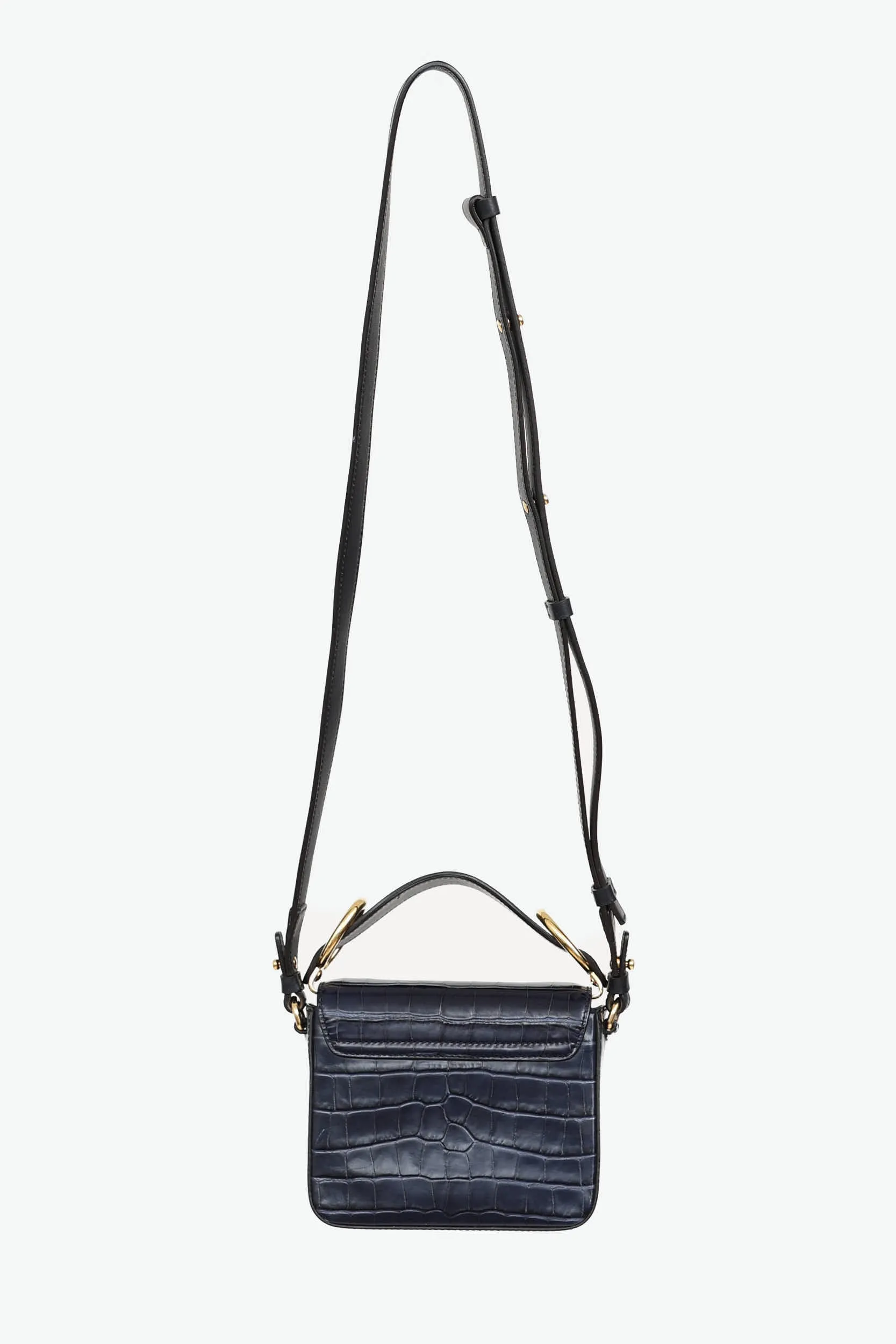 Embossed Leather Mini C Bag sold by VSP Consignment product image thumbnail 2