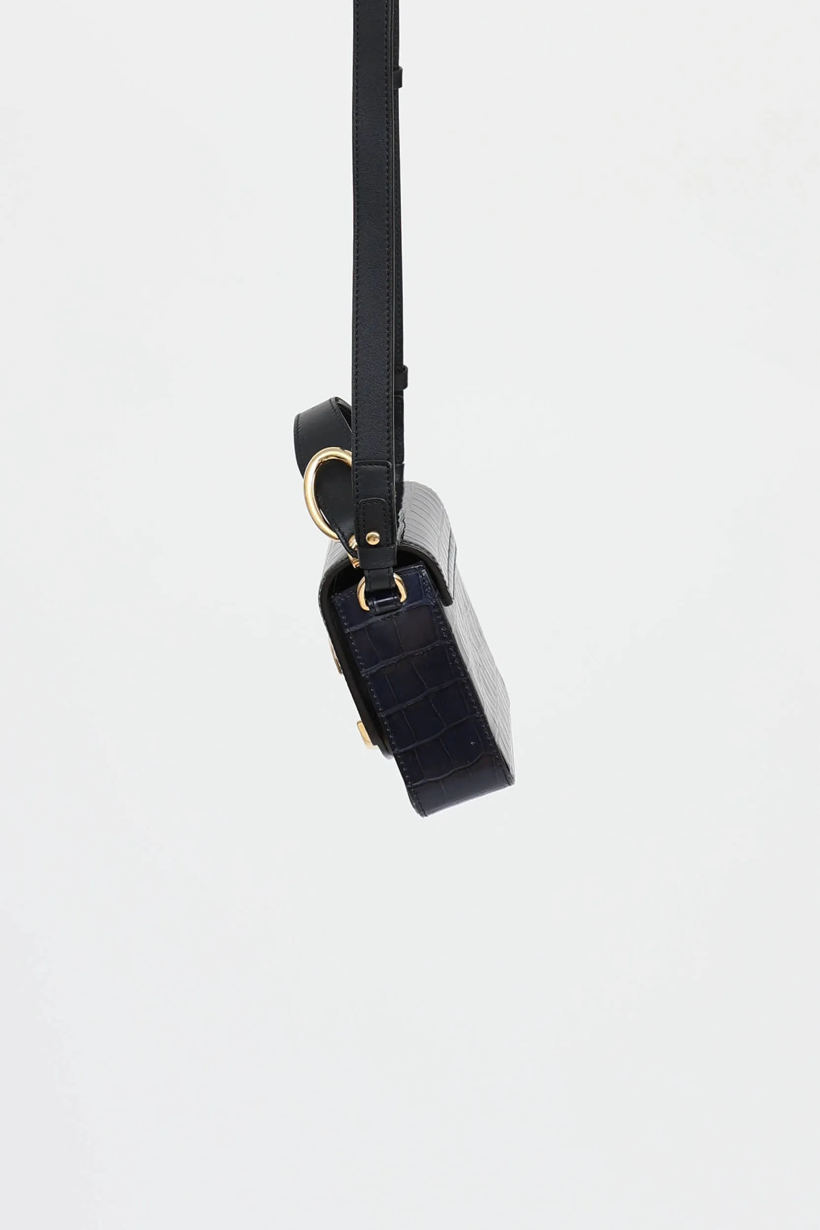 Embossed Leather Mini C Bag sold by VSP Consignment product image thumbnail 3