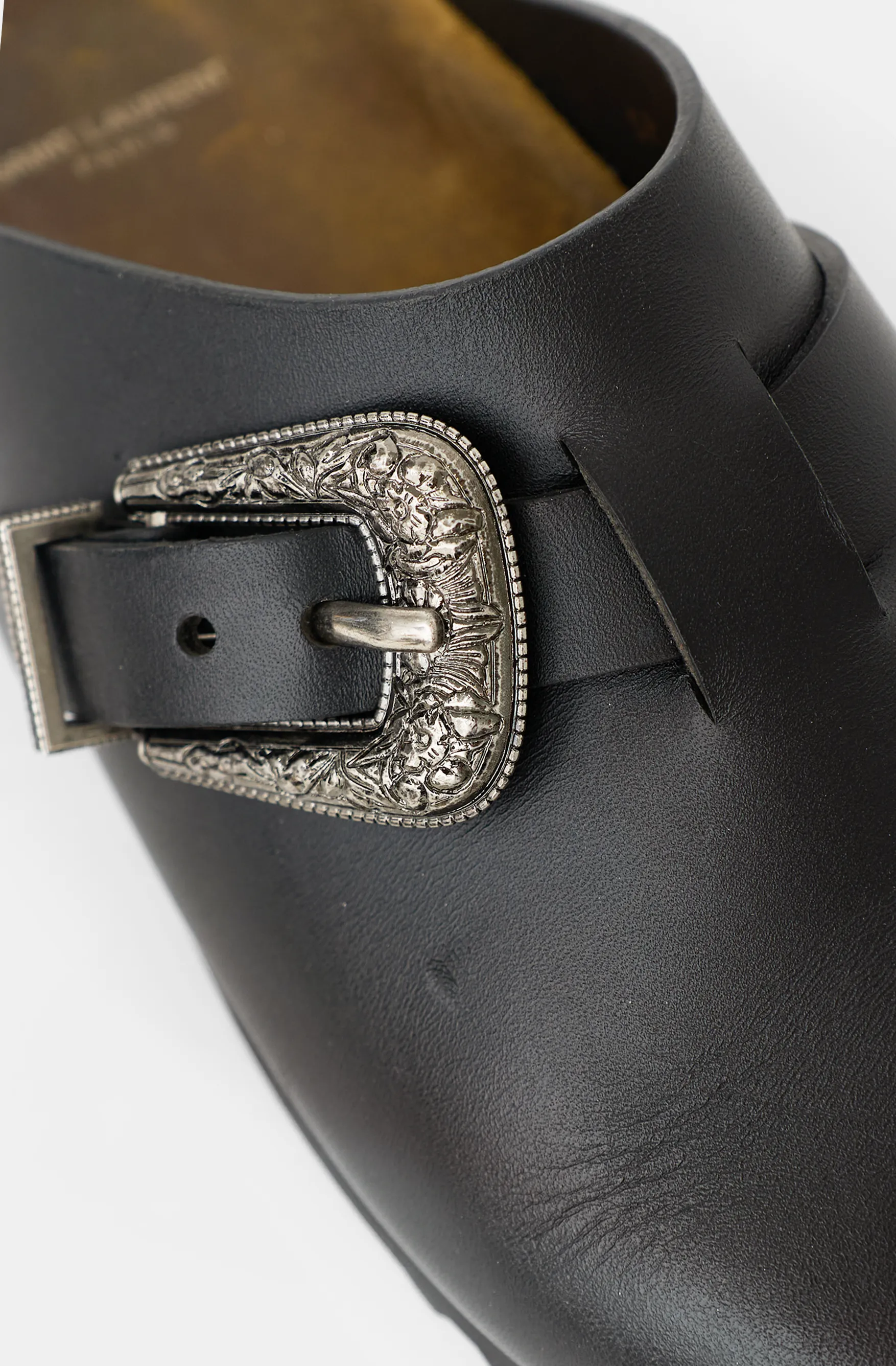 Leather Jimmy Clog Mule sold by VSP Consignment product image thumbnail 2