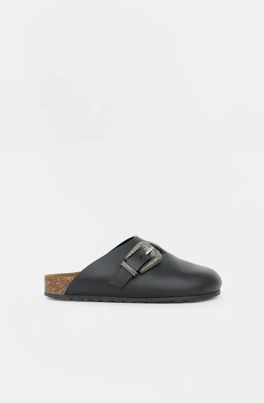 Leather Jimmy Clog Mule made by Yves Saint Laurent