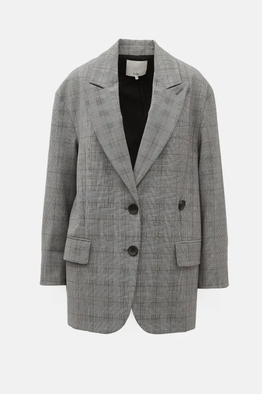 Glen Check Liam Blazer made by Tibi